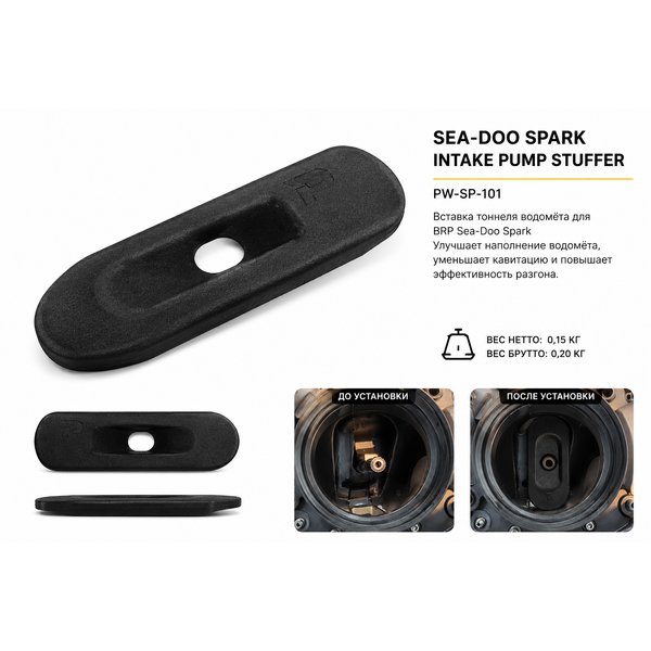 Вставка тоннеля водомёта для BRP Sea-Doo Spark (PW-SP-101)
